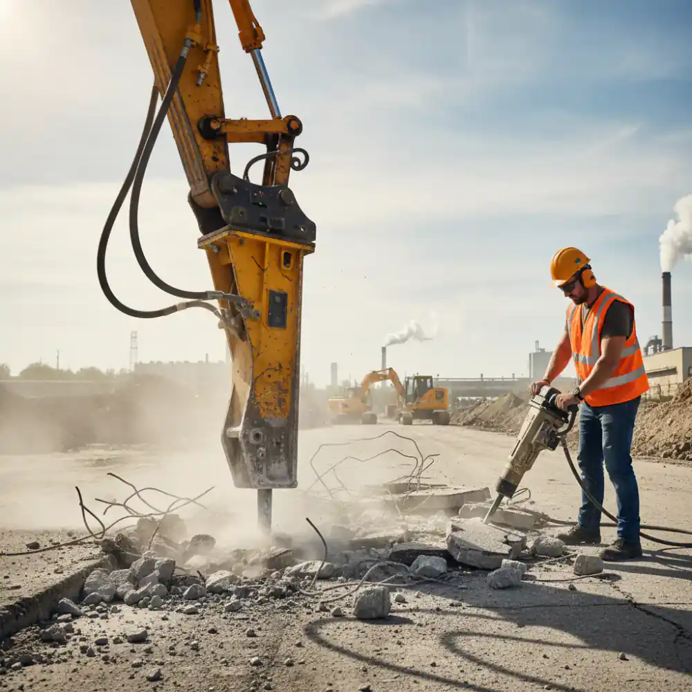 Industrial Pavement Breakers
