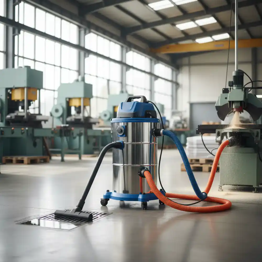 Industrial wet/dry vacuum system